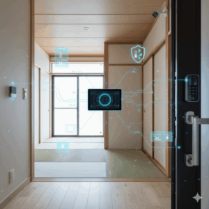 Domotique la sécurité au Japon avec système de reconnaissance faciale et gestion à distance
